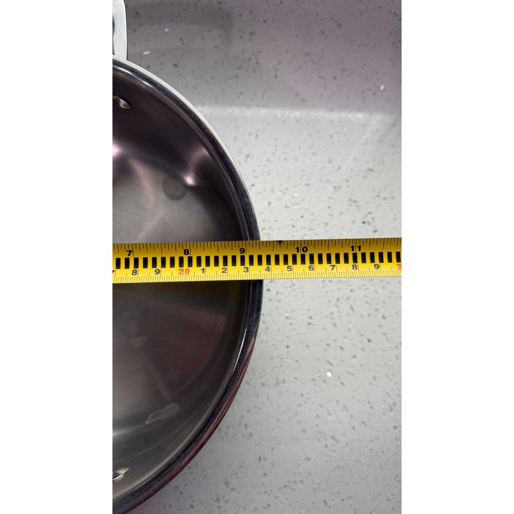 VIKING 3-Ply Stainless Steel 4Qt Stockpot w/ Glass Lid Professional Cookware - Picture 4 of 7